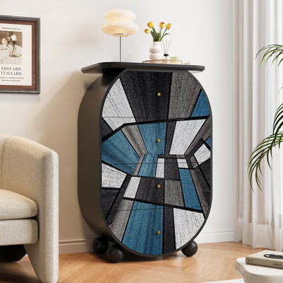 Solid Wood 4 - Drawer Accent Chest
