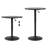 Bushrah Round with Steel Base Dining Table-518183056-518183061