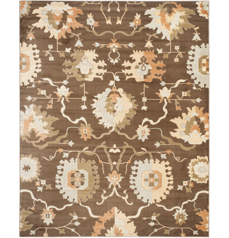 Albina Performance Floral Rug, Rectangle 8' x 10'
