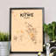 Kitwe City Map - No Frame Print-1830909699