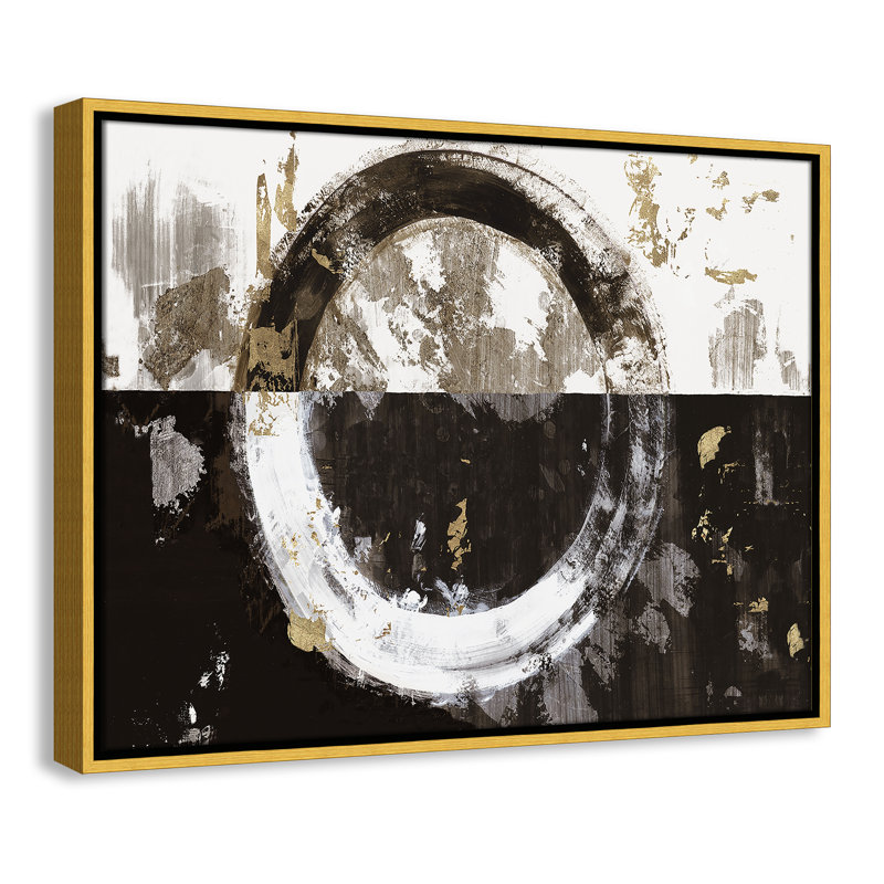«Evoke II Print» par Tom Reeves, Or, H 19,5 po x l 25,5 po
