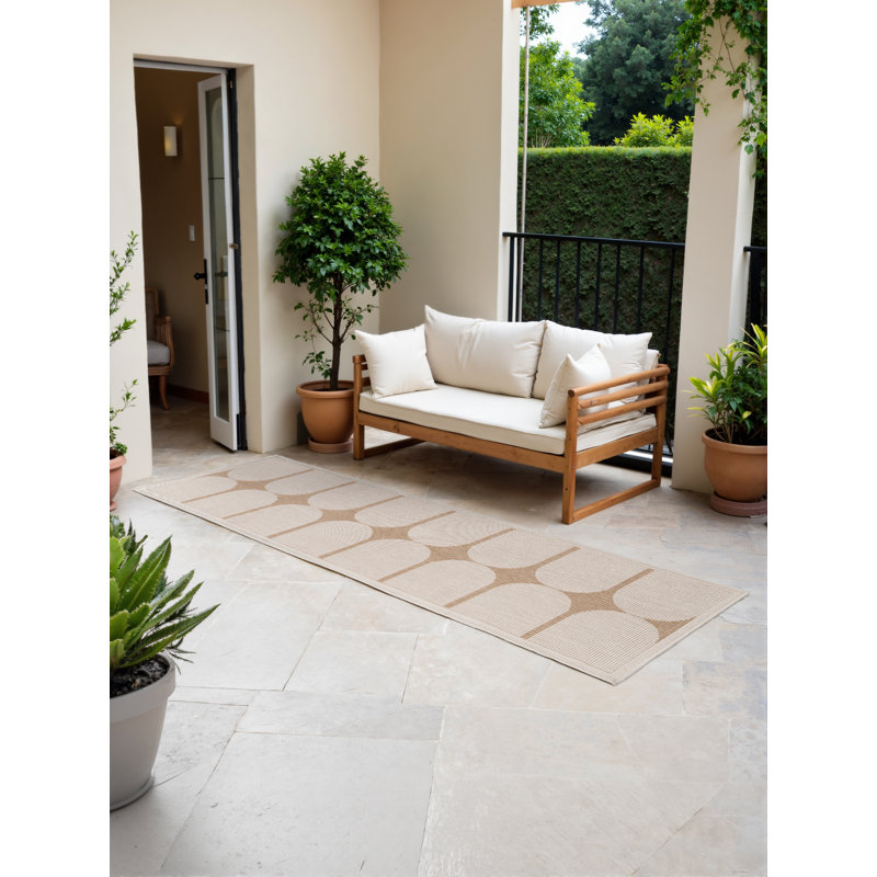 Bowen Indoor and Outdoor Rug by Hanse Home – Reversible Outdoor Rug, Flat Weave Weatherproof for Living Room, Balcony, Garden