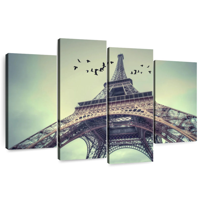 Lilie, Tour Eiffel, lumière du jour, H 22 po x l 36 po