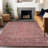 Machine Washable Indoor/Outdoor Xhevrie Blush Rug-305004493
