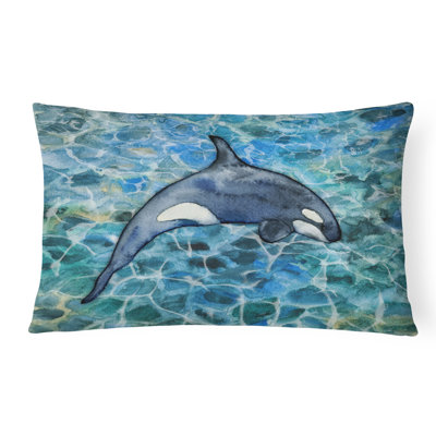 Killer Whale Orca Lumbar Pillow