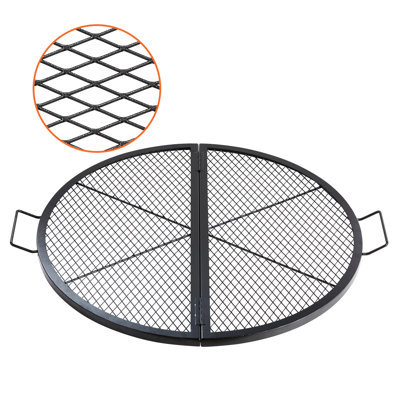 36 pouces en acier robuste pliable pour griller des œufs et du bacon