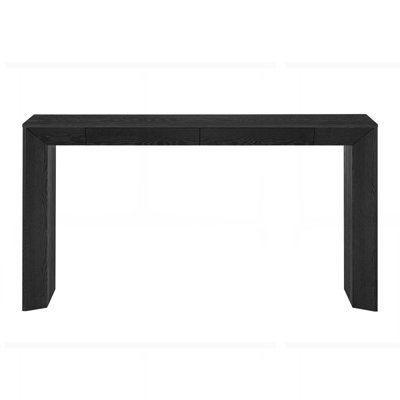 60" Modern Farmhouse Console Table with 2 Concealed Drawers