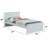 Modern White Twin Bed