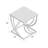 Anjaliyah Glass Top End Table