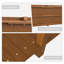 Décoration de jardin en bois brun 7,5 pi-116788361