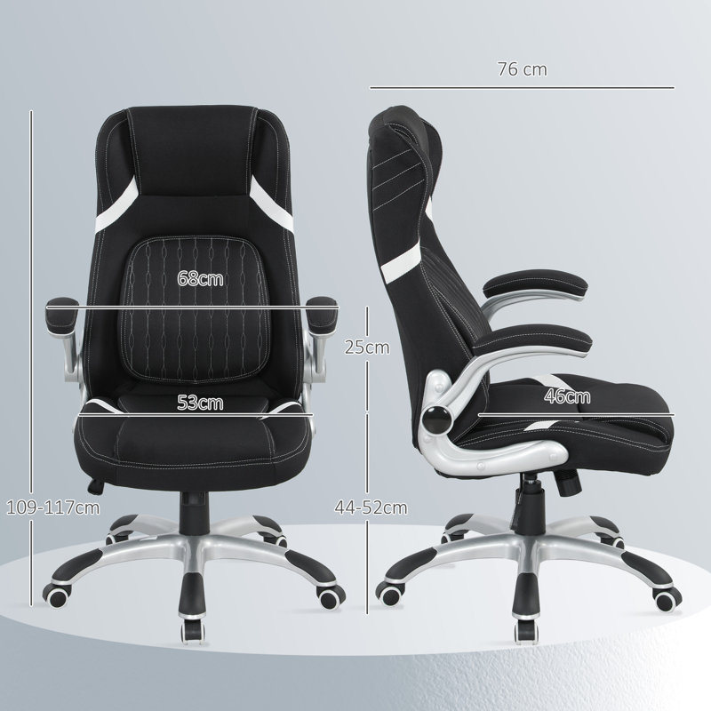 17 Stories Reggan Office Chair, Black