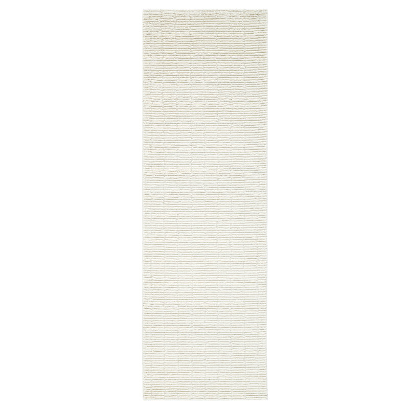 Tapis en laine touffeté à la main Debra, Tapis de couloir 2 pi 6 po x 8 pi