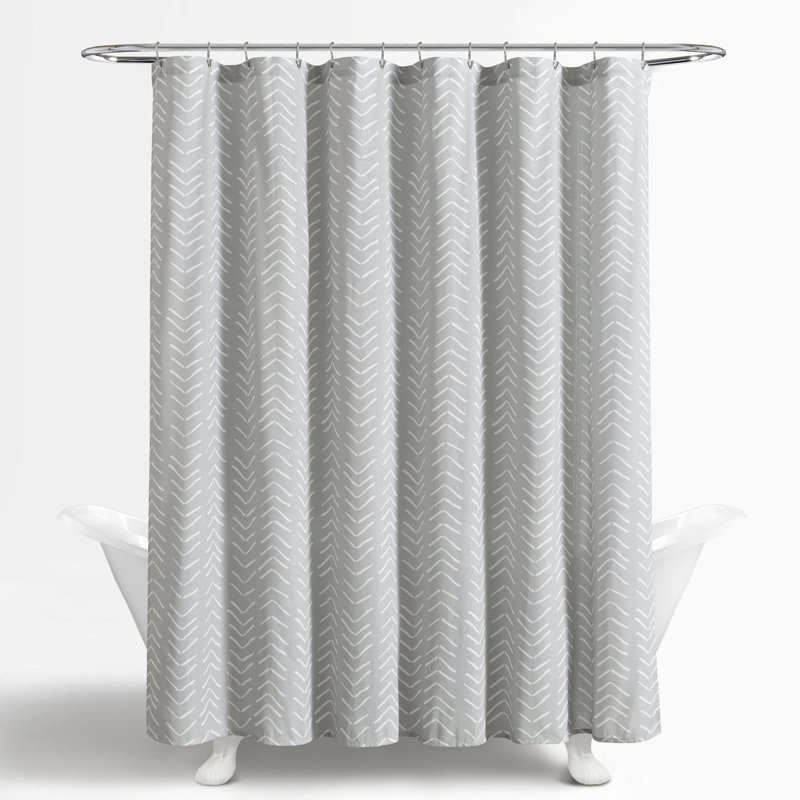 Rideau de douche Basse, Gris clair