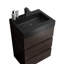 Alice 24" Walnut Bathroom Vanity With Sink, Large Storage Freestanding Bathroom Vanity For Modern Bathroom, One-Piece White Sink Basin Without Drain And Faucet-543927905-543927966