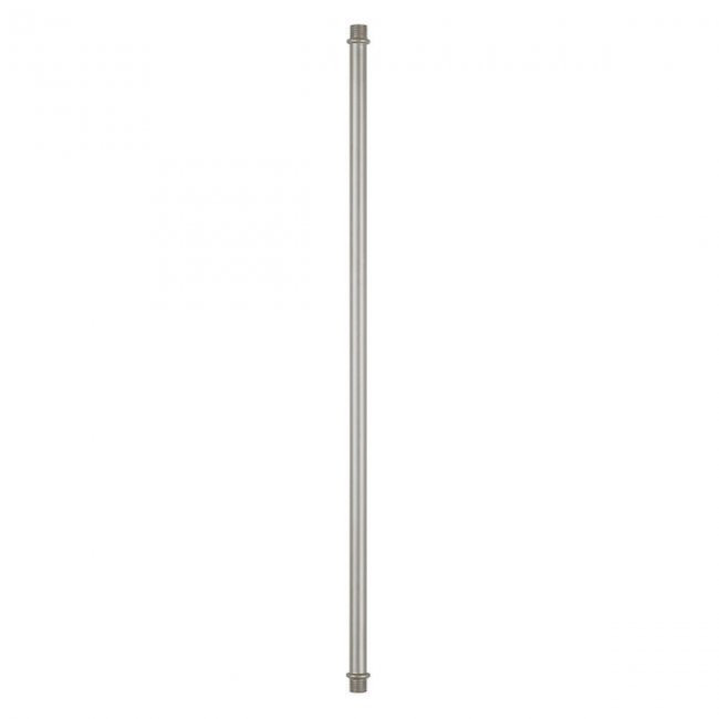 Brushed Nickel 48-Inch Steel Extension Rod