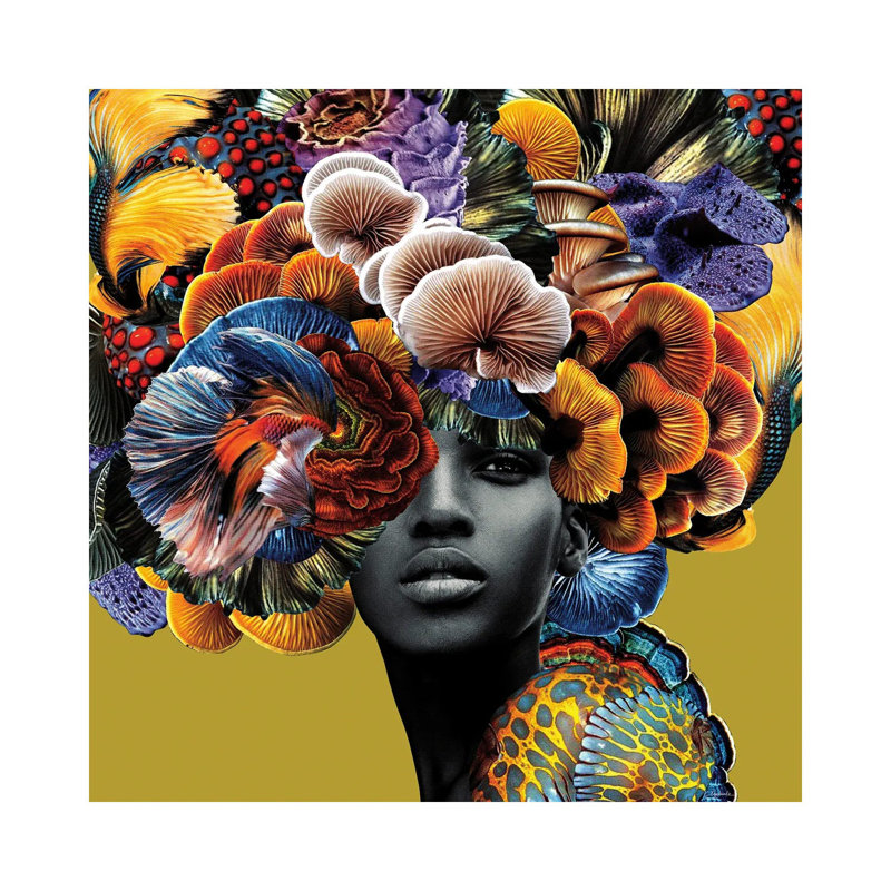 Bons cheveux - imprimé, H 12 po x l 12 po, Impression sans cadre, Sans cadre