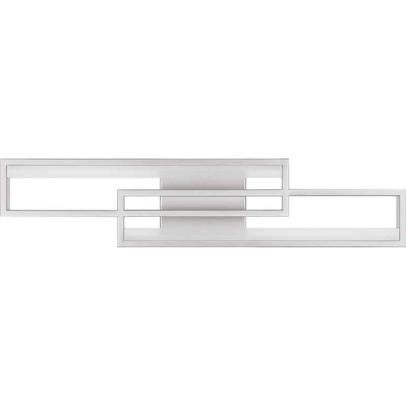 Jasia Integrated LED Bath Light with CCT Switch, Painted Brushed Nickel