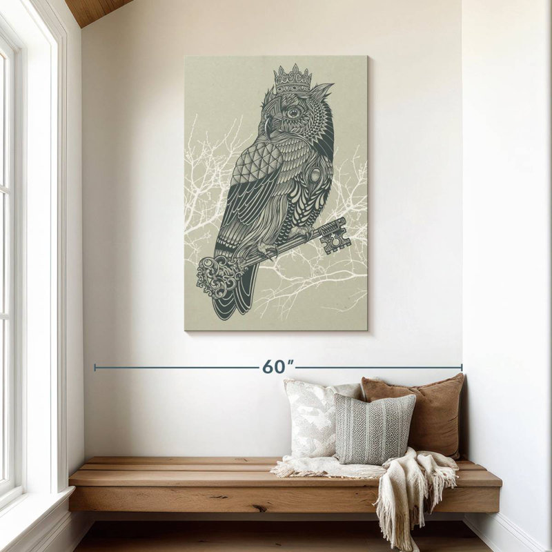 Brampt Owl King, 45" H x 30" W