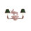 Rustic Lodge 2 - Light Armed Sconce
