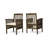 CASA ACACIA DINING CHAIR,2PCS With 2 Cushions-556820427