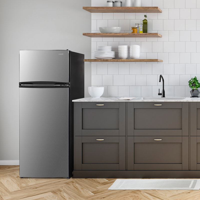 Avanti 7,5 pi³ Réfrigérateur de taille appartement, en acier inoxydable, Stainless Steel