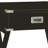 Grable Transitional Wooden 1-Drawer Rectangular End Table with Metal Corners-1145612747-1133618662