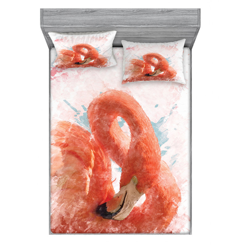 Microfiber Sheet Set, Queen Sheet + Fitted Sheet + 2 Pillowcases
