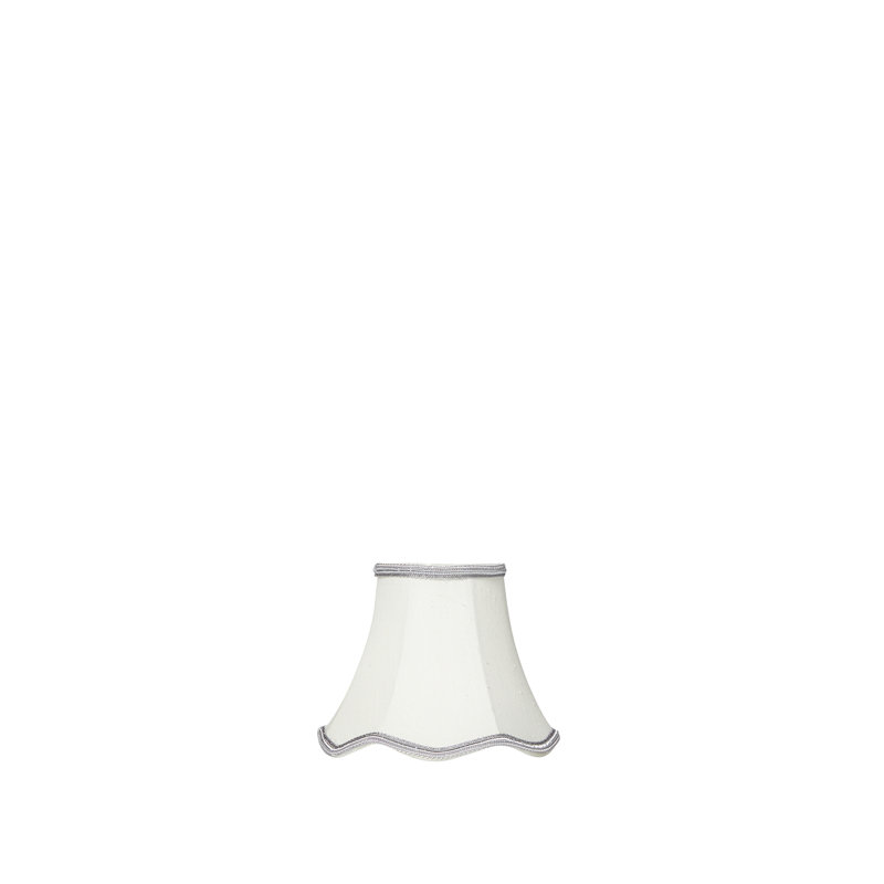 14cm H Cotton Bell Candelabra Shade ( Clip On ) in Cream