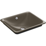 Iron Plains 6.3" Tall Metal Rectangular Bathroom Sink with Overflow