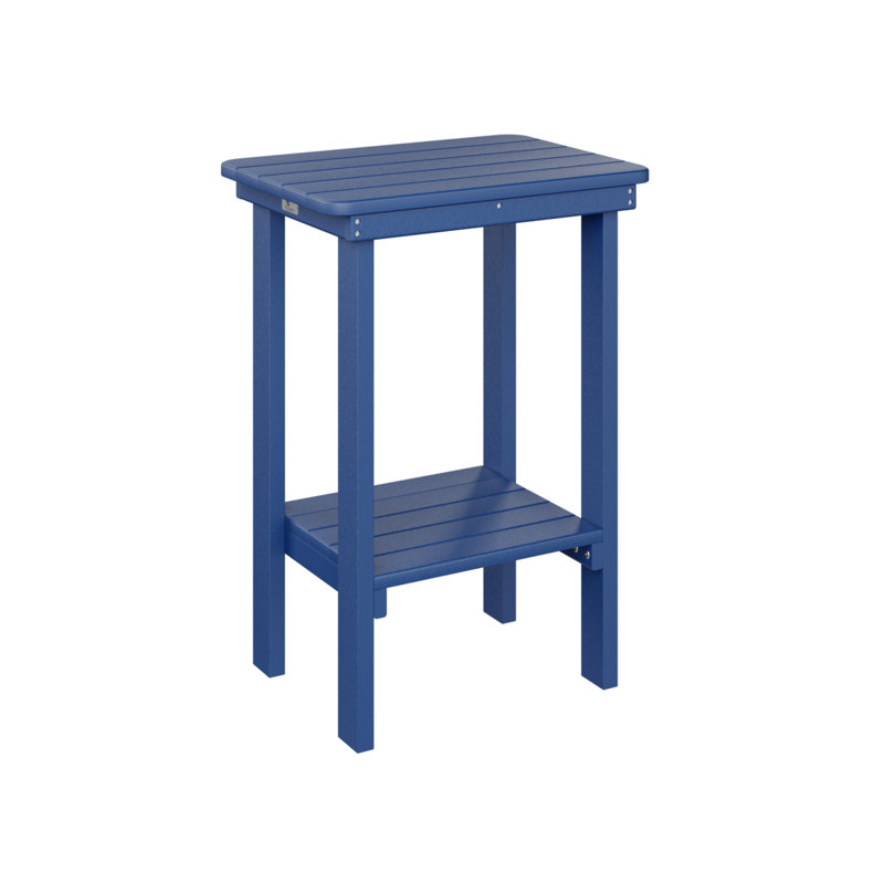 Outdoor Rectangular Counter Table, Pacific Blue