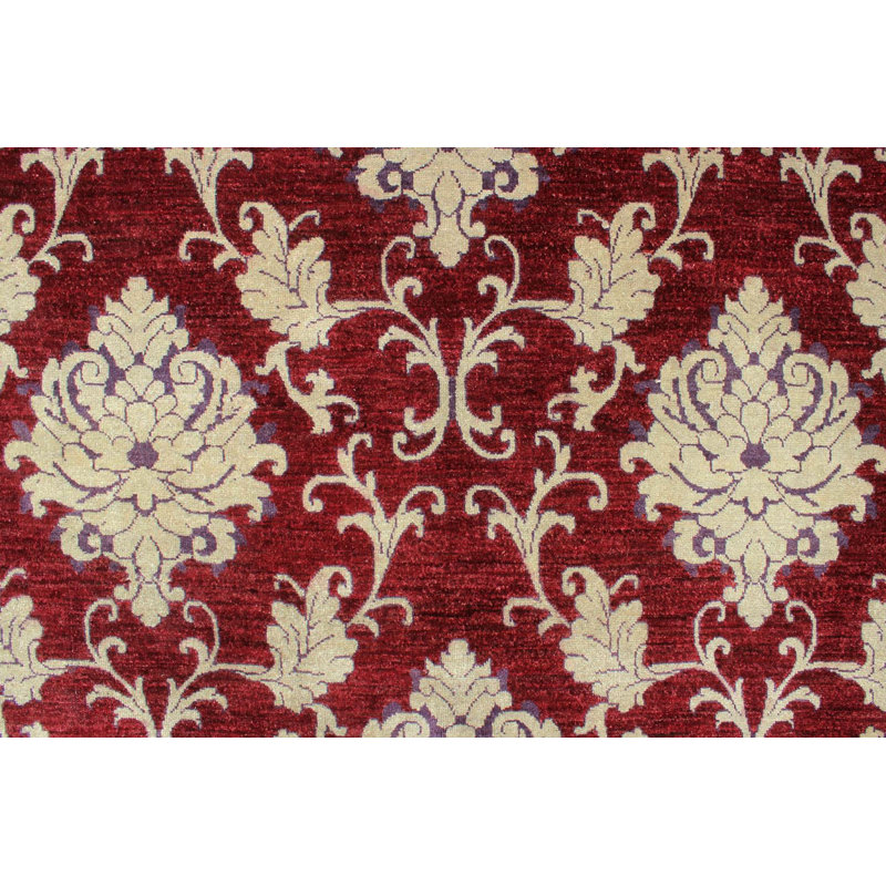 Tapis de la surface en laine 10 pi 4 po x 14 pi 1 po one-of-kind noué la Acree