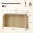 55.9'' L Fluted Wood Console Table-1079315351