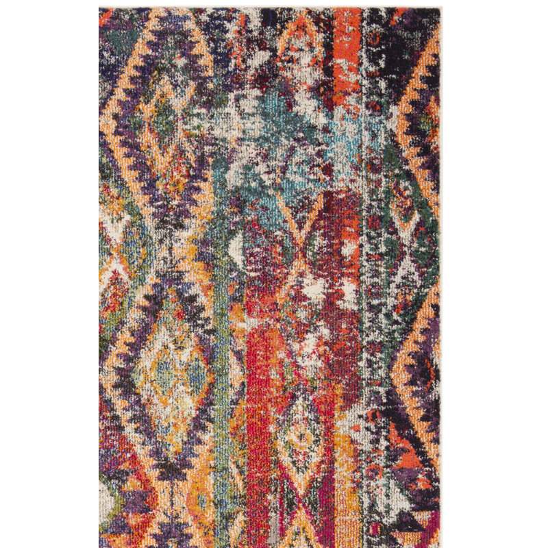 Tapis performance oriental Isabea, Carré 6 pi 7 po