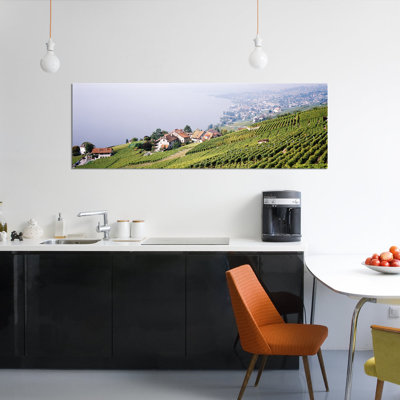 " Hillside Sloping Vineyards, Lausanne, Vaud, Switzerland " by Panoramic Images