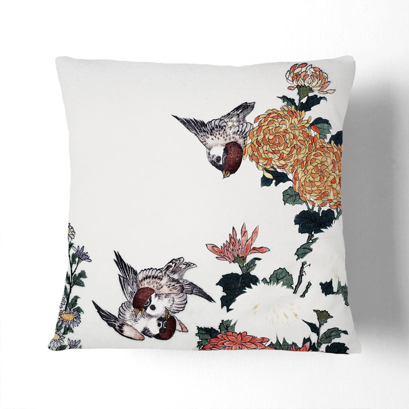Square Throw Cushion, 40cm H x 40cm W x 15cm D