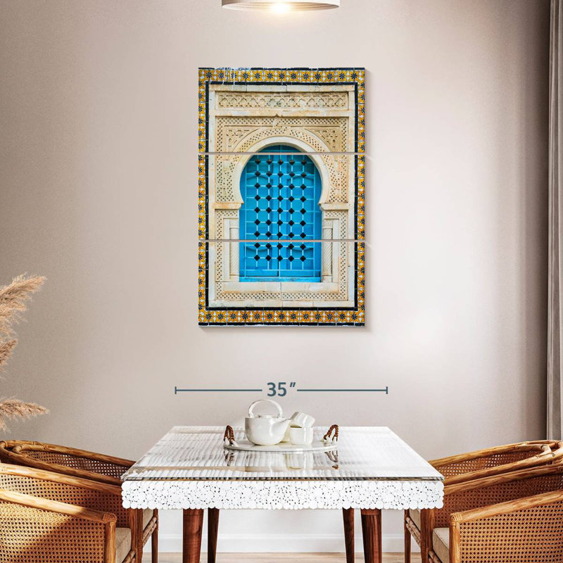 Lilie Tunisian Window, 45" H x 28" W