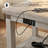 Auberon Solid Wood Top End Table with Storage and Built-In Electrical Outlet