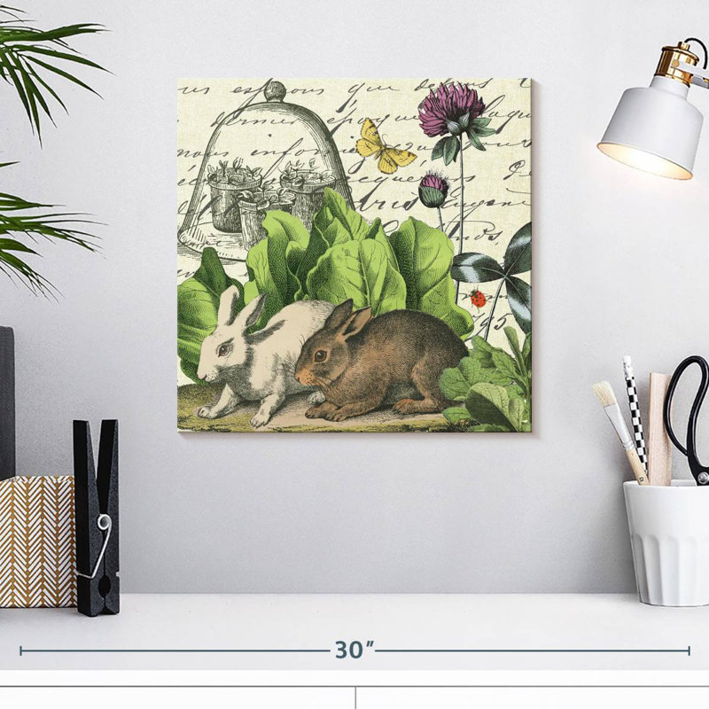 Brampt Garden Rabbit II, 16" H x 16" W