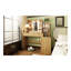 47.4" Vanity Desk with Lighted Mirror, Fluted Makeup Table with 5 Drawers & Open Shelves, Charging Station Included, Natural Finish