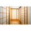 83" x 73.5" Single Sided Sliding Door Shoji Room Divider-1246684376