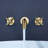 Wall Mounted Optional 2-handle Bathroom Faucet-50893777-50890902
