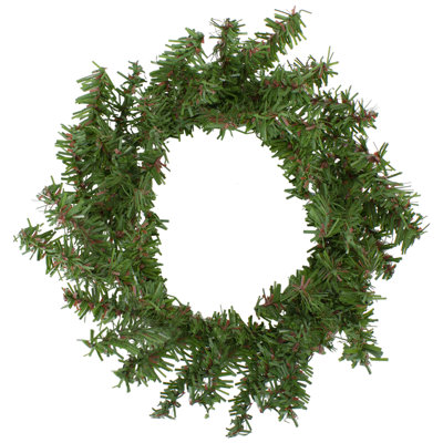 Canadian Pine Artificial Christmas Wreath - 8-Inch Unlit
