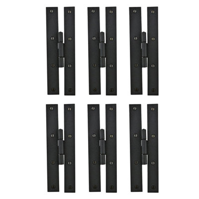 Charnière de porte simple à fixation en surface H 7 po x l 2,25 po