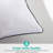 Kendig 100% Organic Cotton Cover Soft-Medium Feather Down Pillows Set of 2-31063871