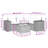 Vidaxl Garden Sofa Set Gray