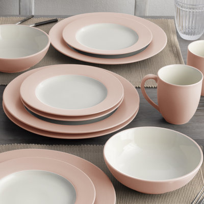Noritake Colorwave 16-Piece Rim Dinnerware Set, Service for 4