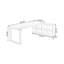 Bureaux rectangulaires en bois massif brun clair-107394638-107394636