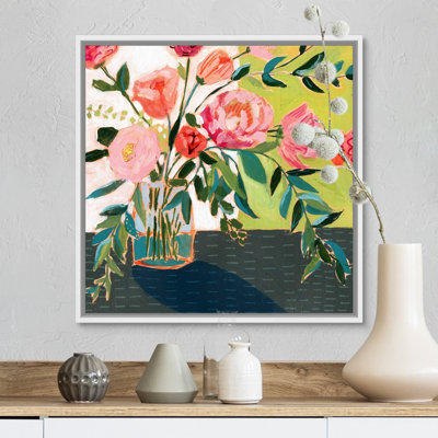 " Quirky Bouquet I " by Victoria Borges Painting Print