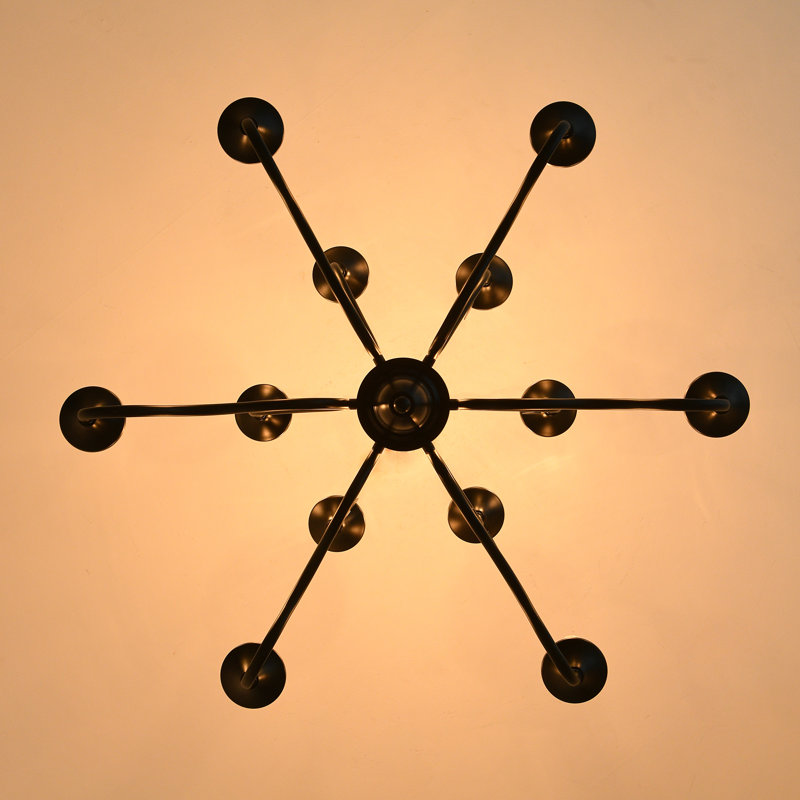 12-Light Dimmable Candle Style Chandelier