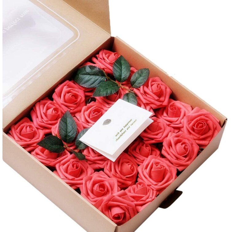 Personalised Photo Gifts Artificial Flowers White Silk Roses Artificial  Flowers Dry Flowers for Vase Home Wedding Party Office Decoration  Valentines